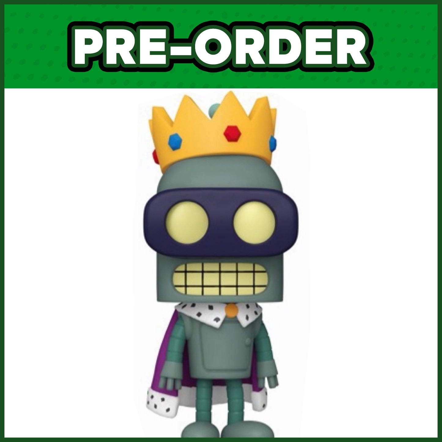 (PRE-ORDER) Funko POP! Animation: Futurama - Super King Bender