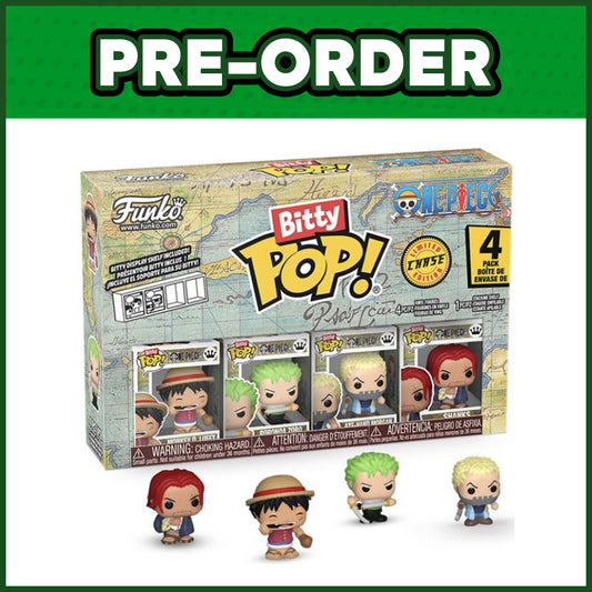 (PRE-ORDER) Funko Bitty POP! One Piece: Luffy 4-Pack