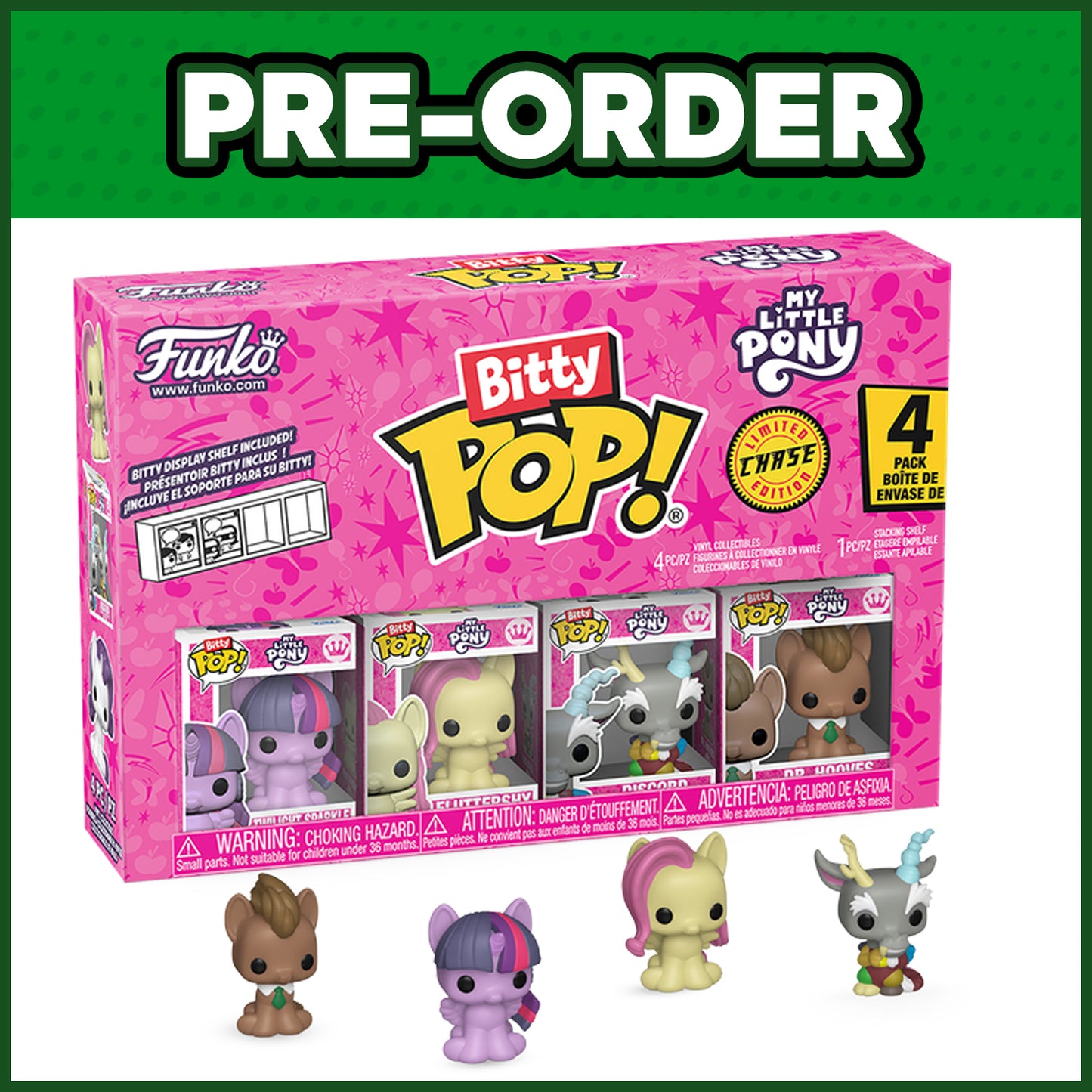 (PRE-ORDER) Funko Bitty POP! My Little Pony: Twilight Sparkle 4-Pack