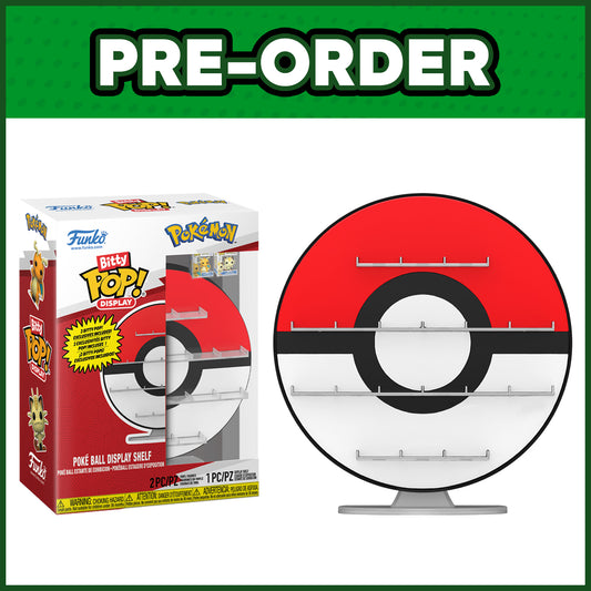 (PRE-ORDER) Funko Bitty POP! Display: Pokemon - Poké Ball Display Shelf