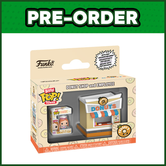 (PRE-ORDER) Funko Bitty POP! Town: Donut Shop and Employee