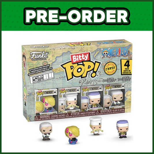 (PRE-ORDER) Funko Bitty POP! One Piece: Sanji 4-Pack