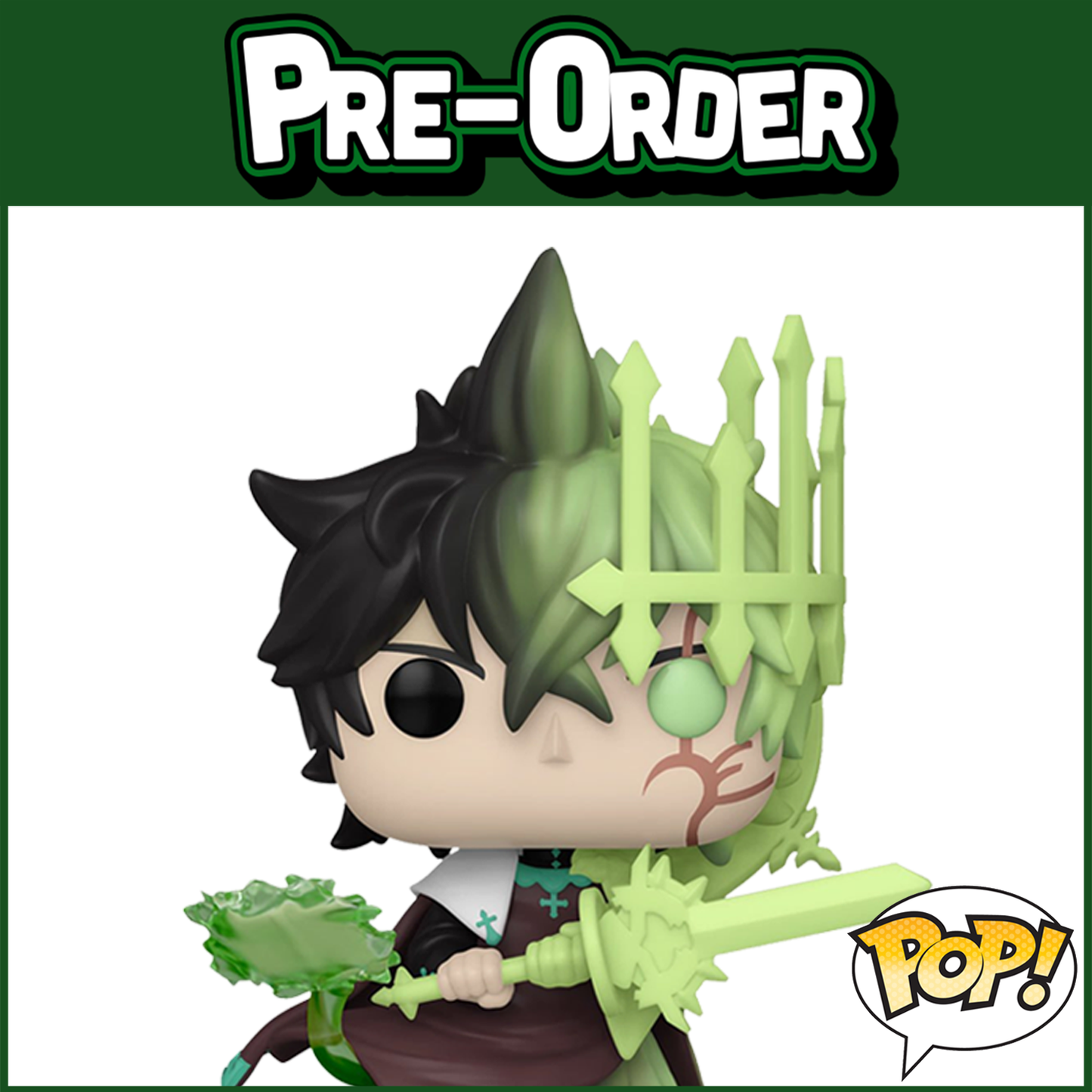 (PRE-ORDER) Funko POP! Animation: Black Clover - Yuno (Spirit Of Zephyr) #1422