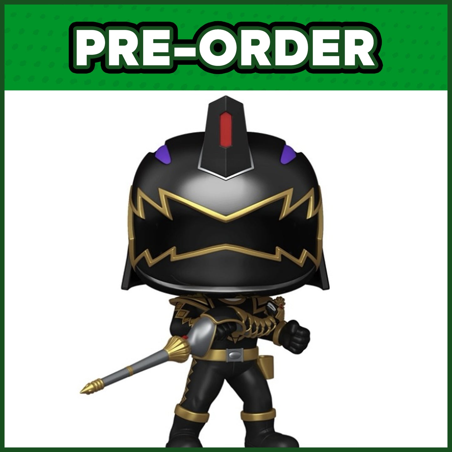 (PRE-ORDER) Funko POP! Television: Power Rangers Dino Thunder - Black Dino Thunder Ranger #1712