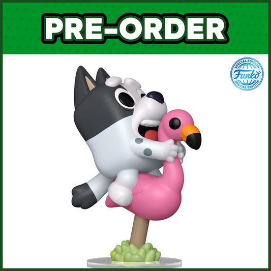 (PRE-ORDER) Funko POP! Animation: Bluey - Muffin Flamingo Queen #2383 (FSE)