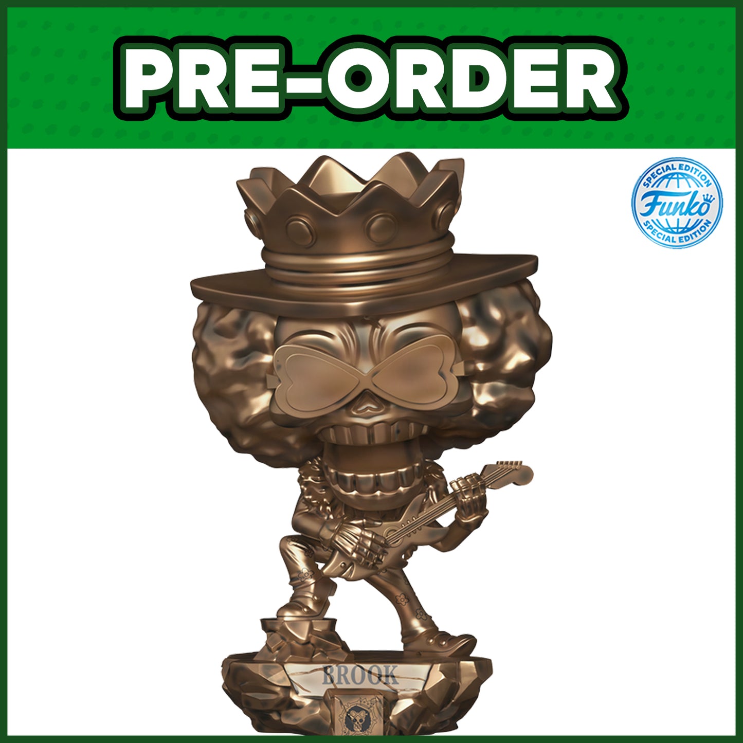 (PRE-ORDER) Funko POP! Plus: One Piece - Brook Statue (Bronze) #2215