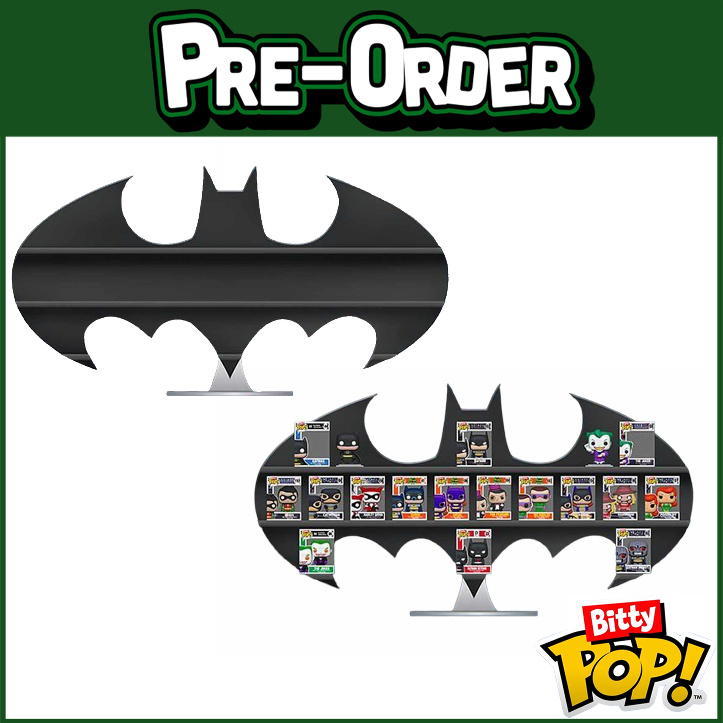 (PRE-ORDER) Funko Bitty POP! Town: Batman Signal Display Shelf
