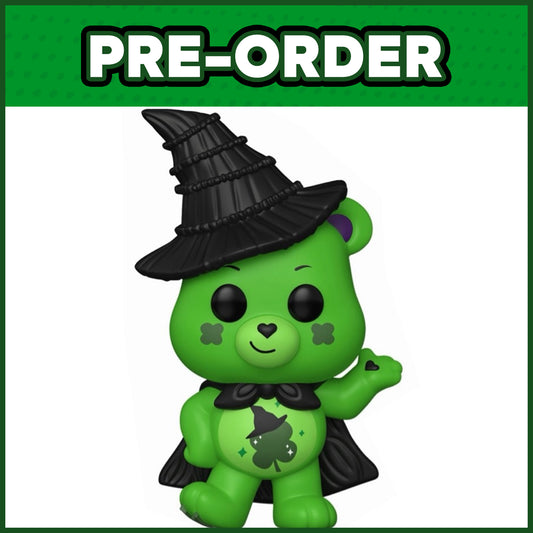 (PRE-ORDER) Funko POP! Movies: Care Bears x Wicked - Good Luck Bear as Elphaba Thropp #2052