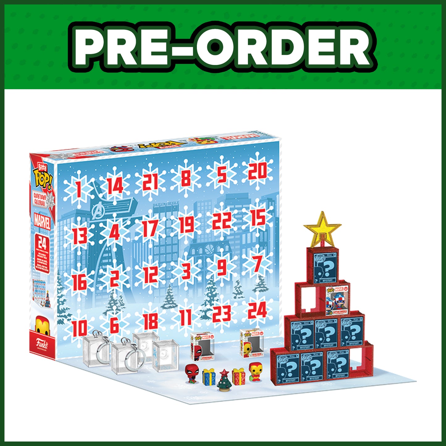 (PRE-ORDER) Funko Bitty POP! Holiday Advent Calendar: Marvel