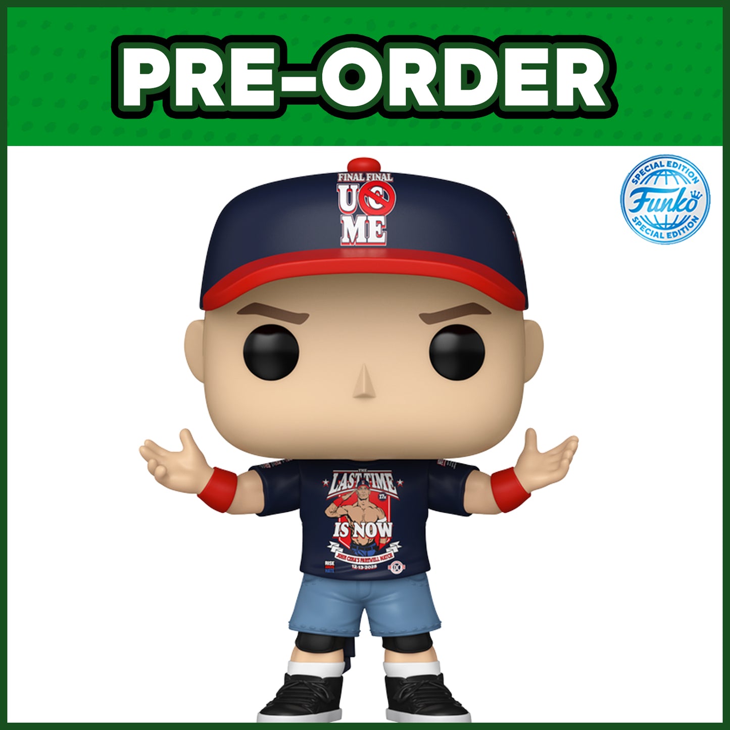 (PRE-ORDER) Funko POP! WWE: John Cena (Final Match) #211 (FSE)