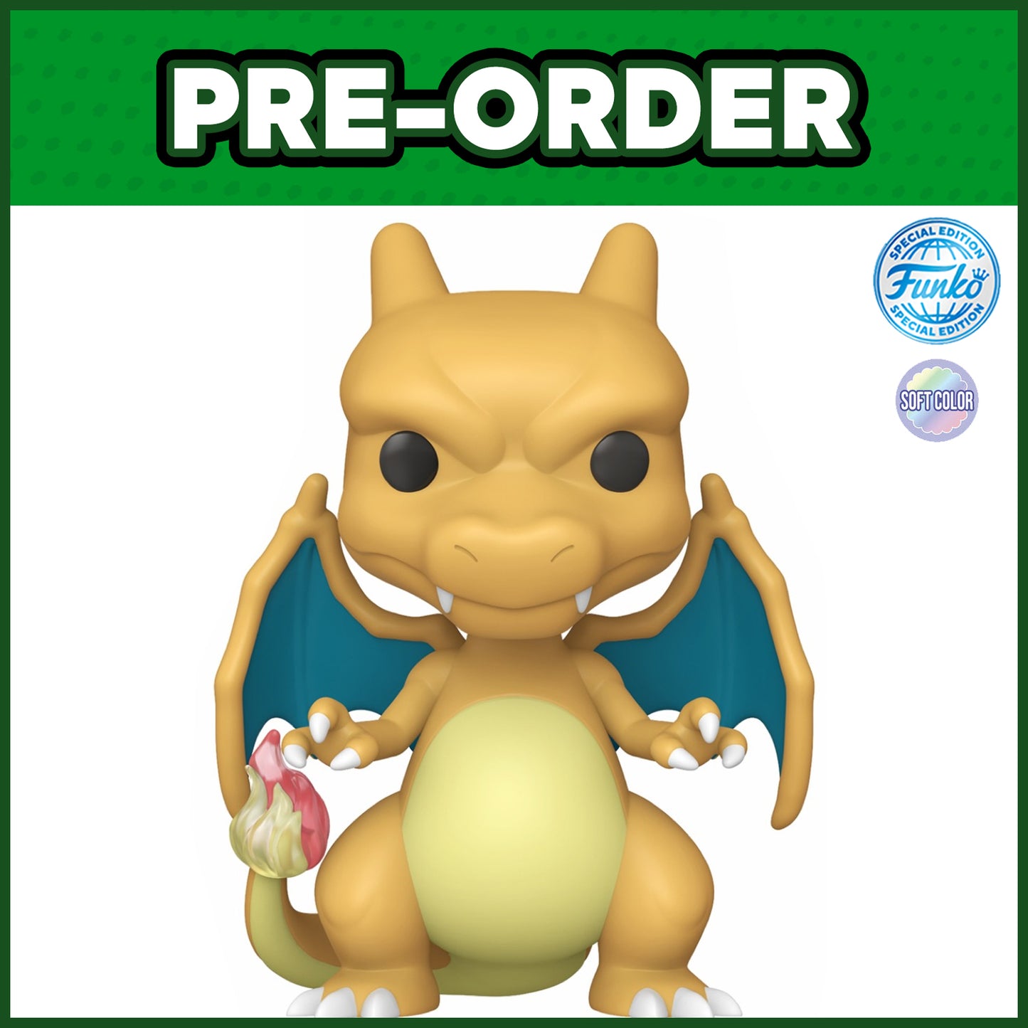 (PRE-ORDER) Funko POP! Games: Pokemon - Charizard SOFT COLOR #843 (FSE)