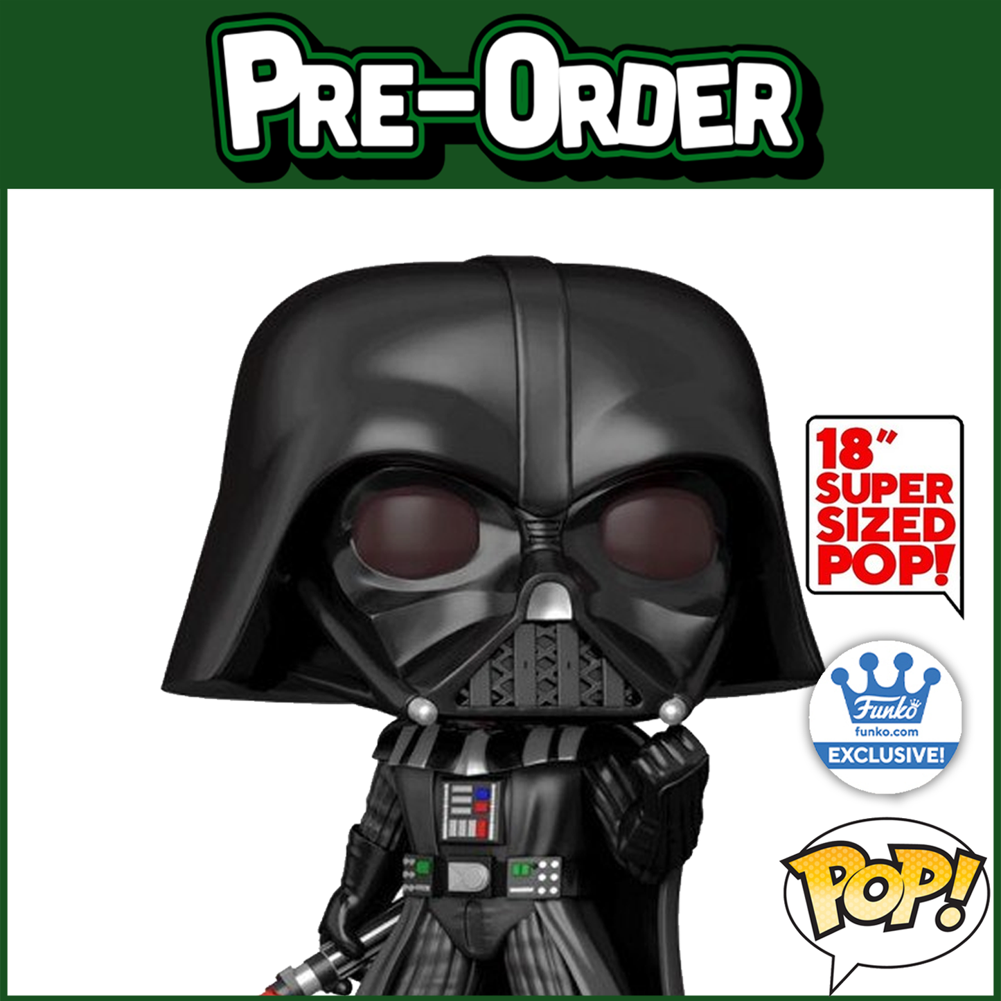 (PRE-ORDER) Funko POP! Star Wars: Return of the Jedi - Darth Vader 18” (Funko Shop) #569
