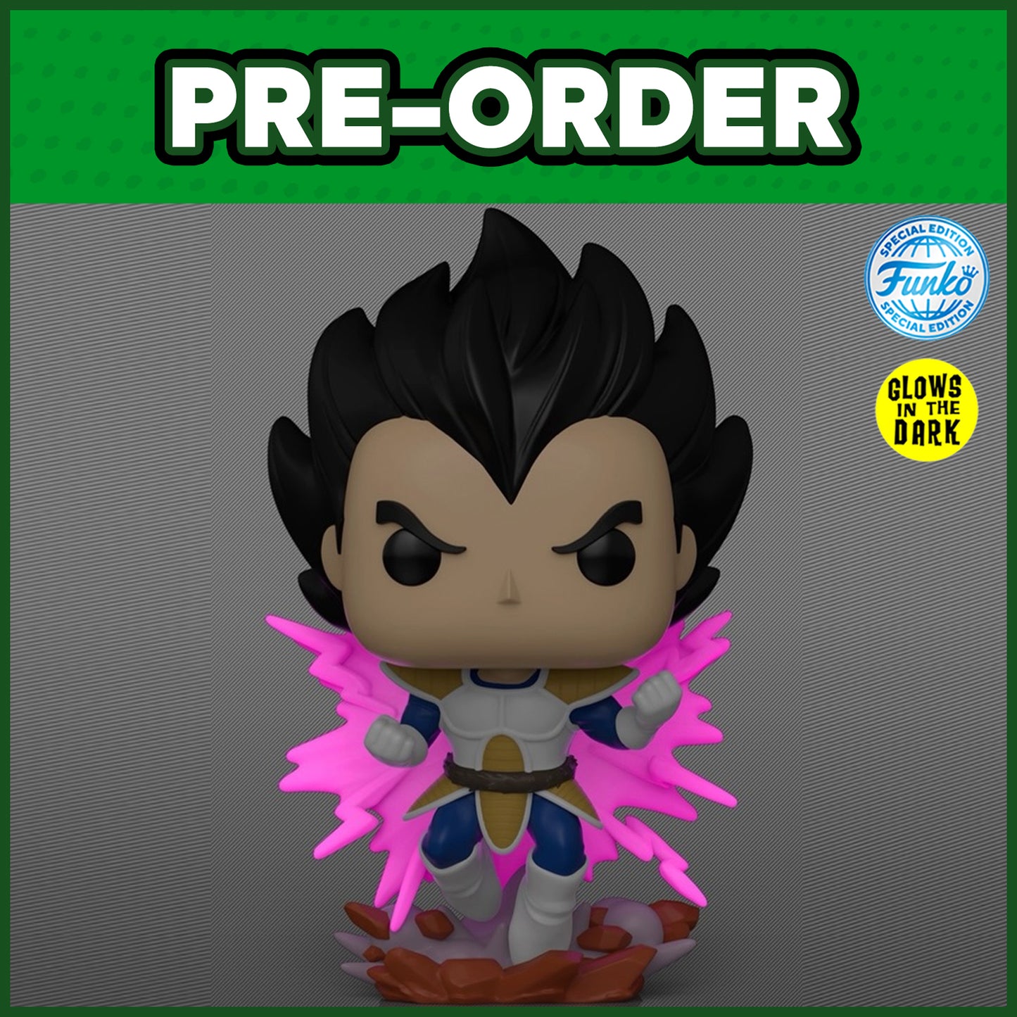 (PRE-ORDER) Funko POP! Animation: Dragonball Z - Vegeta (Galick Gun) GITD #2261 (FSE)
