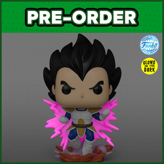 (PRE-ORDER) Funko POP! Animation: Dragonball Z - Vegeta (Galick Gun) GITD #2261 (FSE)