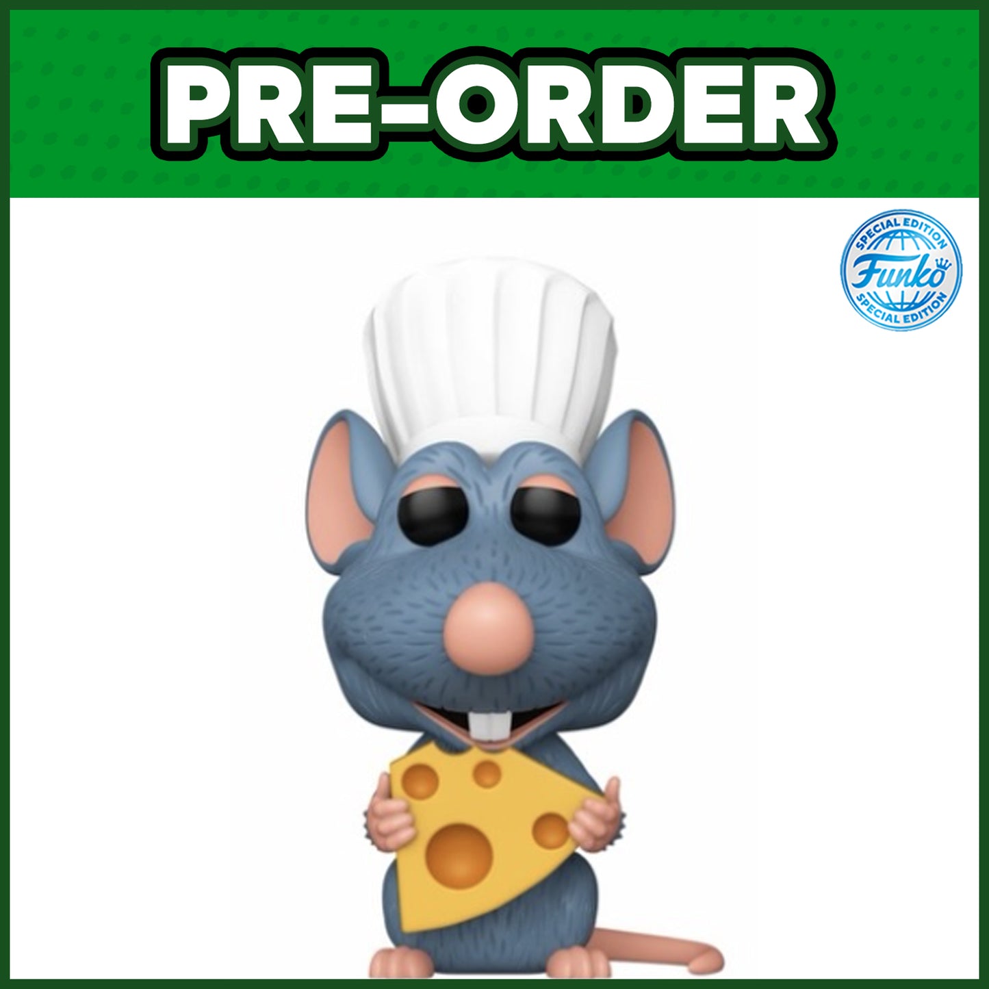 (PRE-ORDER) Funko POP! Disney: Ratatouille - Remy with Cheese #1746 (FSE)