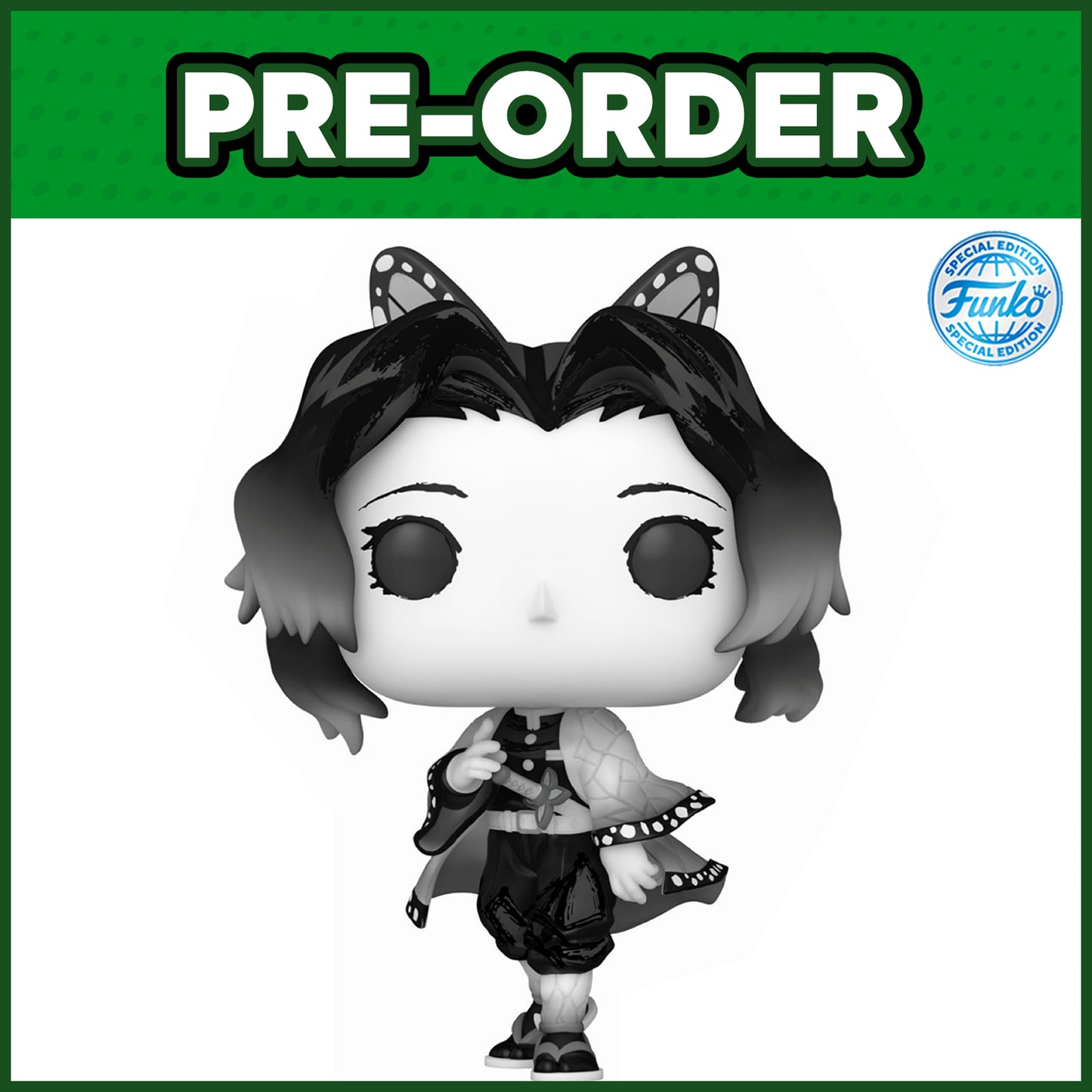 (PRE-ORDER) Funko POP! Animation: Demon Slayer (Sumi-Ink) - Shinobu Kocho (FSE)