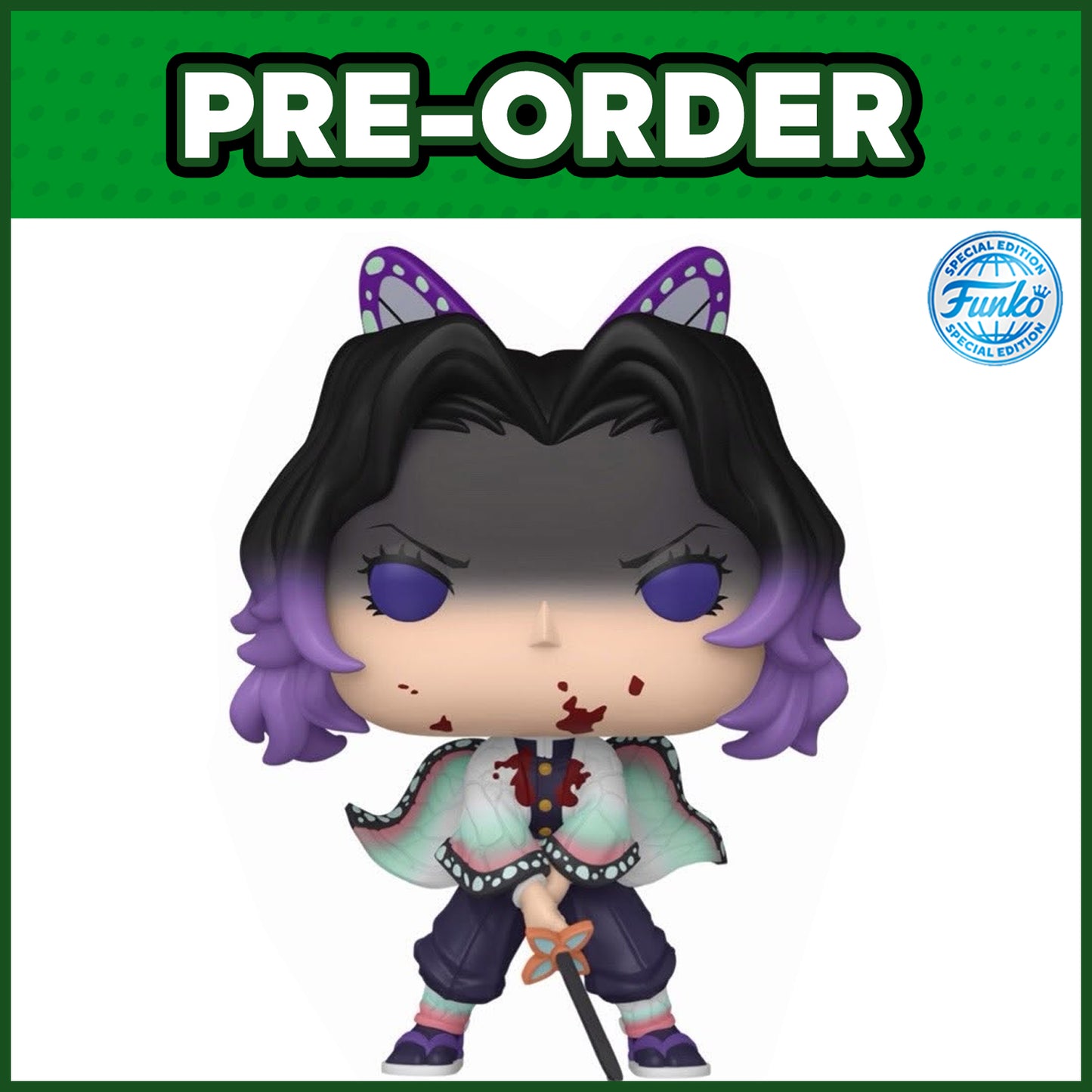 (PRE-ORDER) Funko POP! Animation: Demon Slayer - Shinobu Kocho #2508 (FSE)