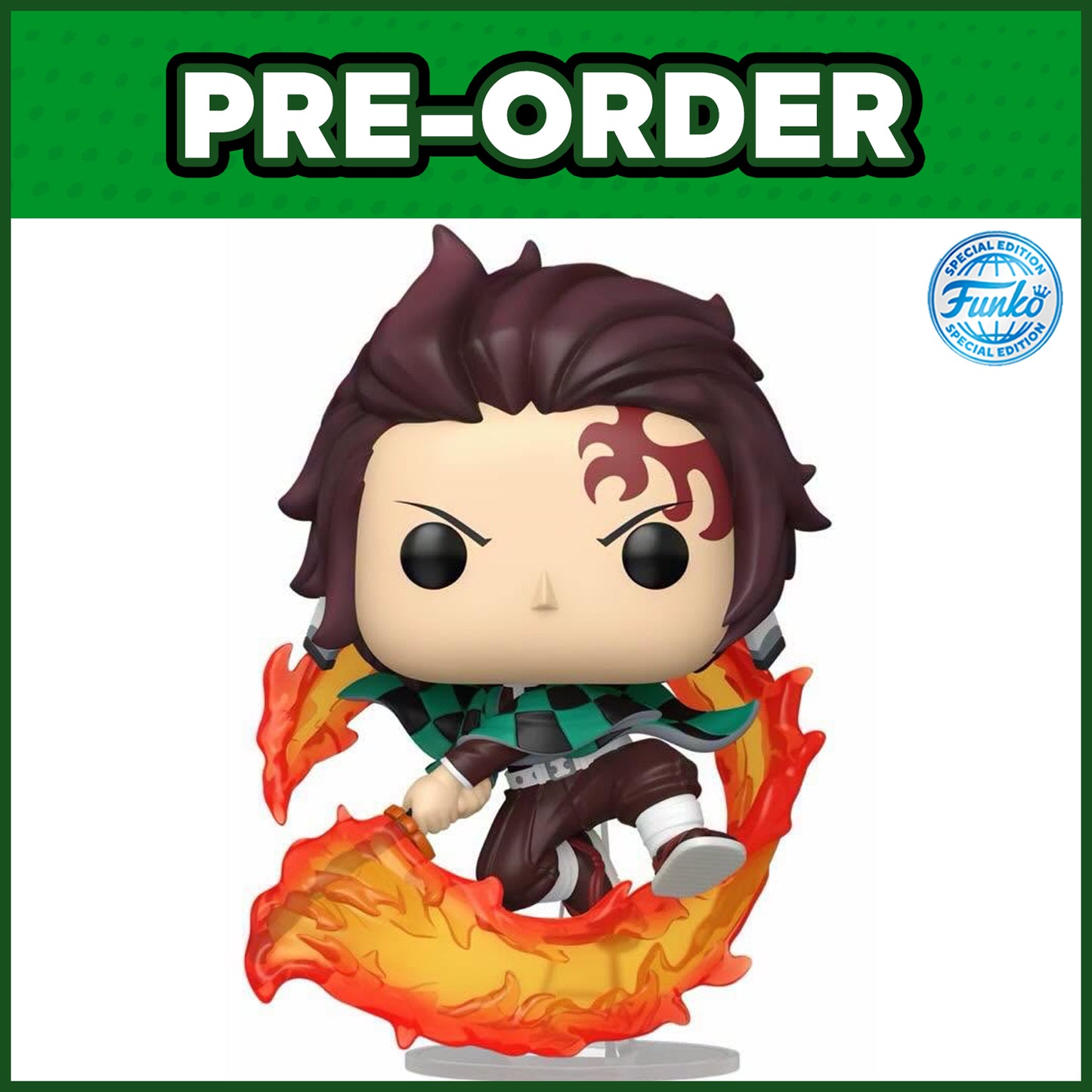 (PRE-ORDER) Funko POP! Animation: Demon Slayer - Tanjiro Kamado #2507 (FSE)