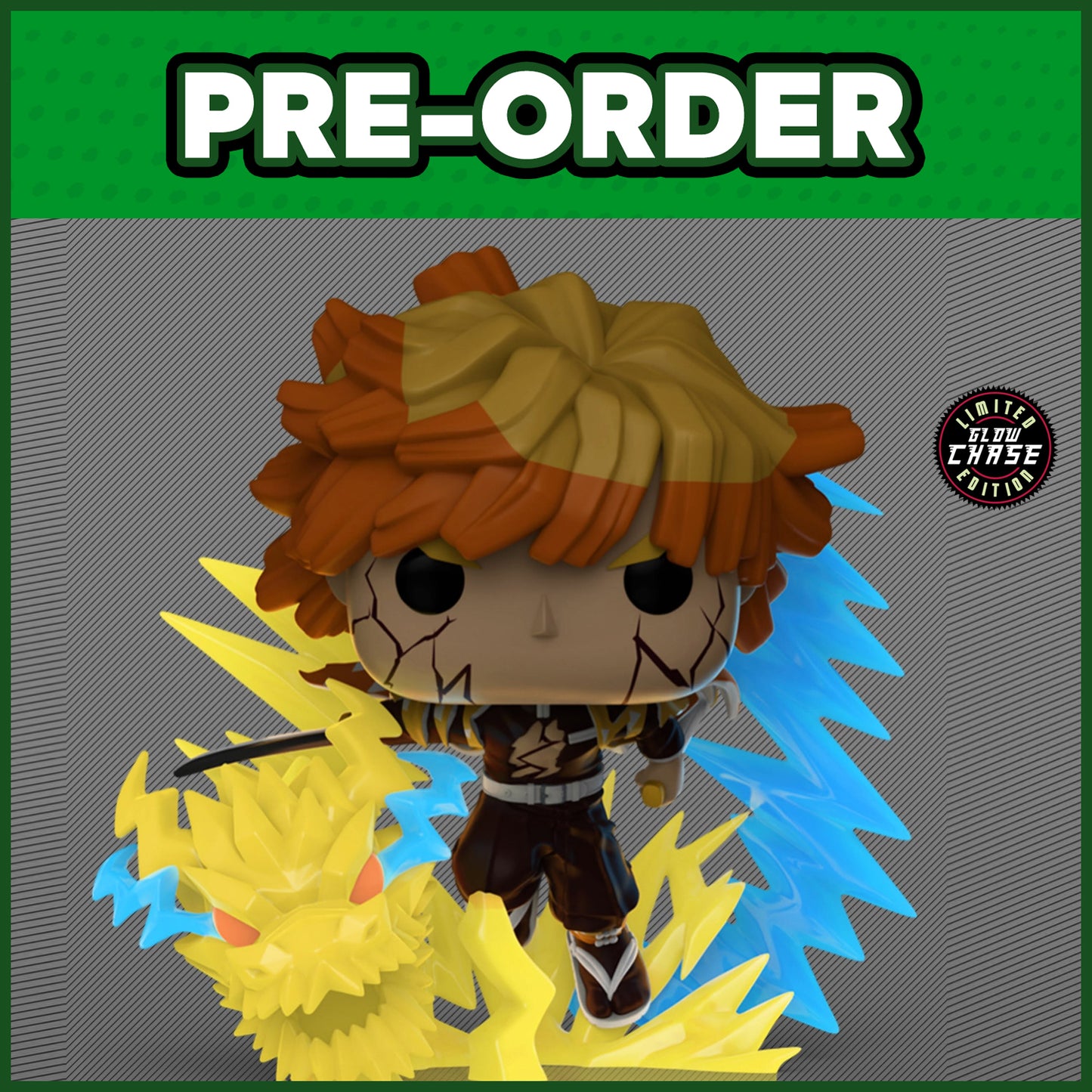 (PRE-ORDER) Funko POP! Animation: Demon Slayer - Zenitsu Agatsuma GLOW CHASE #2502