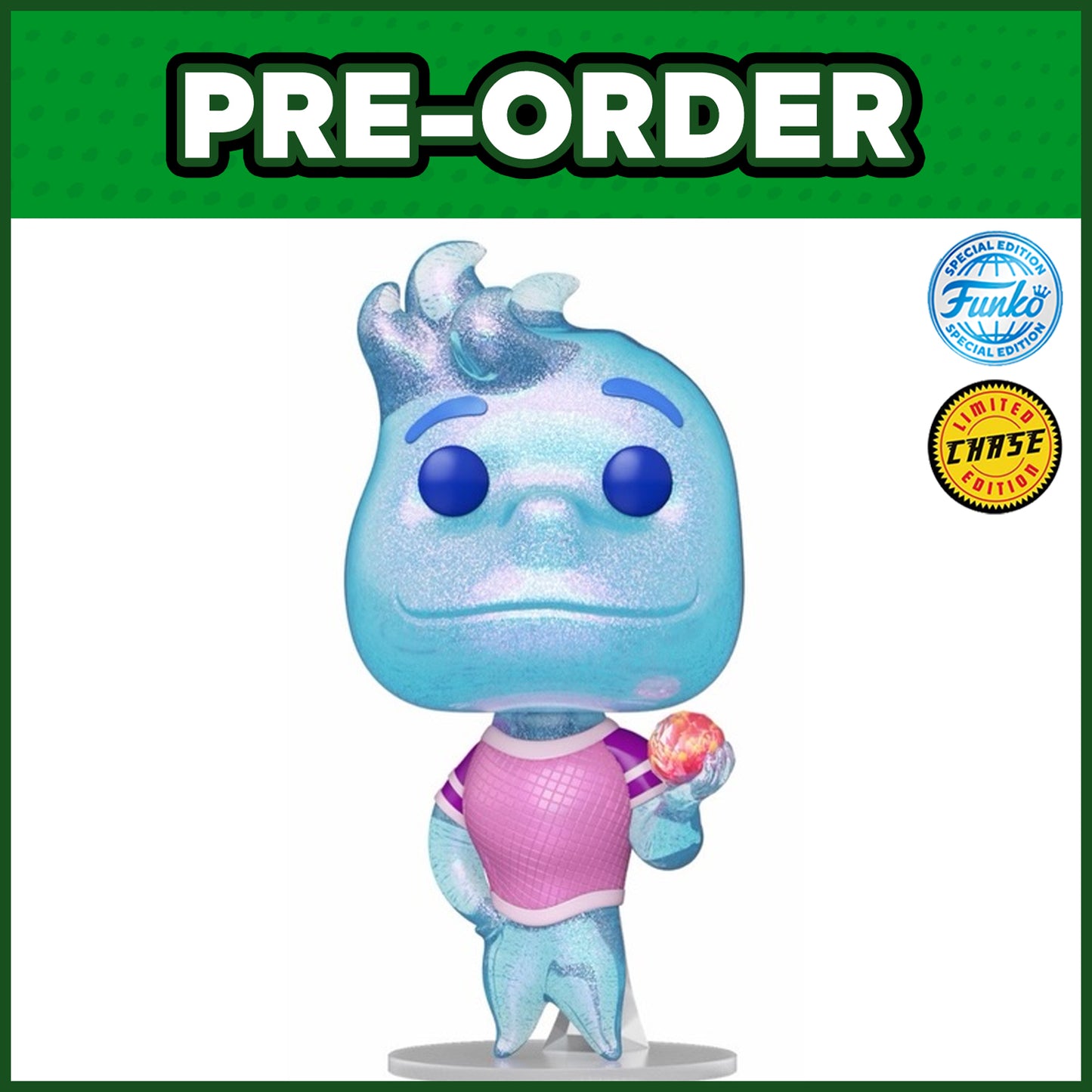 (PRE-ORDER) Funko POP! Disney: Elemental - Wade Ripple GLITTER CHASE #1758 (FSE)