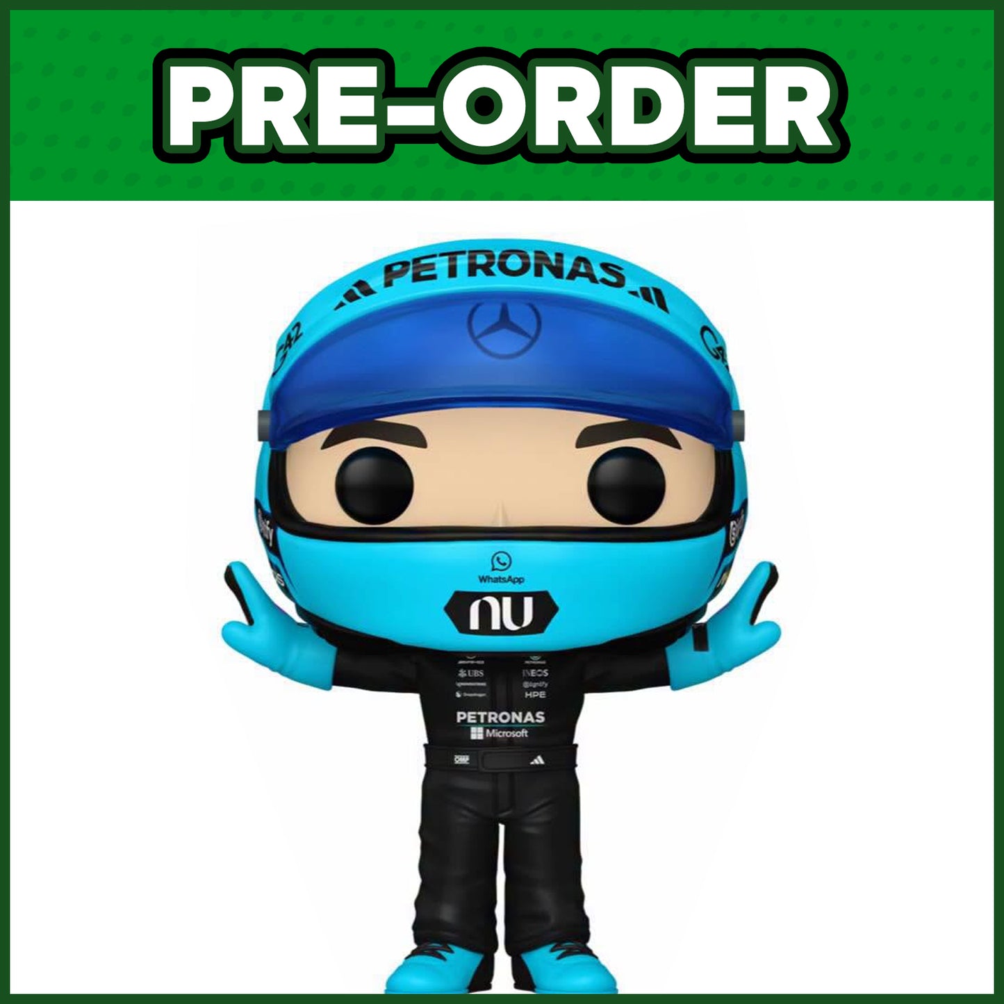 (PRE-ORDER) Funko POP! Racing: Mercedes AMG Petronas - George Russell #21