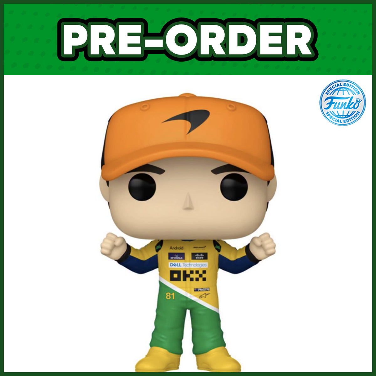 (PRE-ORDER) Funko POP! Racing: McLaren - Oscar Piastri #24 (FSE)