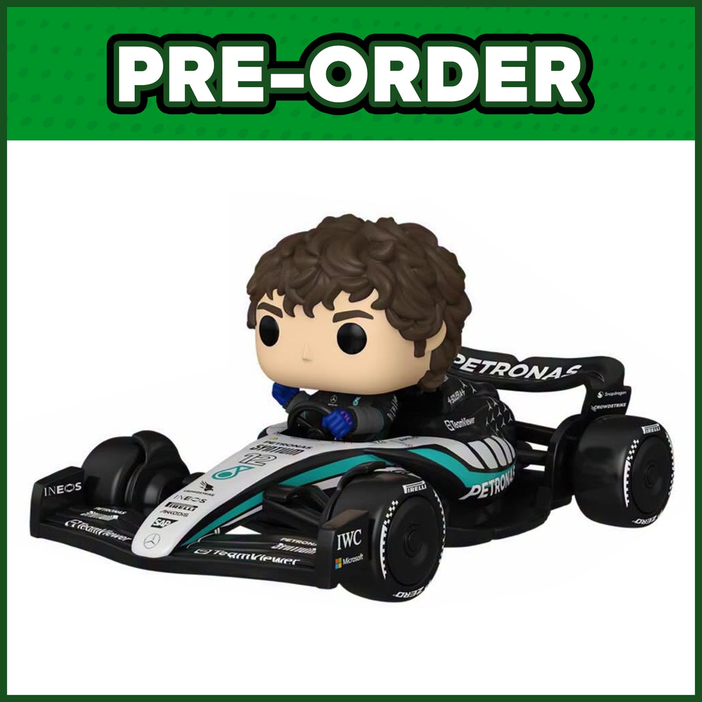 (PRE-ORDER) Funko POP! Rides: Mercedes AMG Petronas - Kimi Antonelli #160