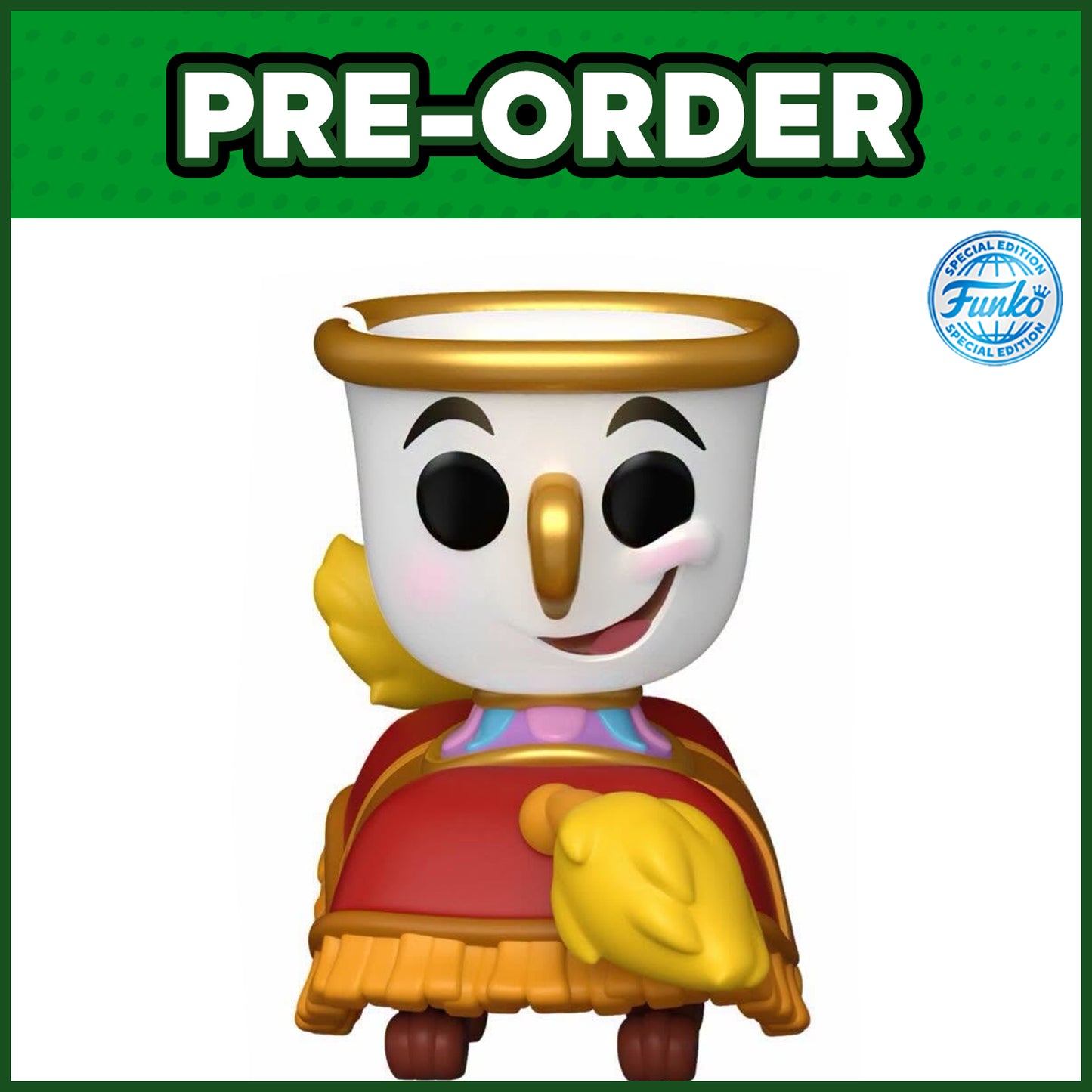 (PRE-ORDER) Funko POP! Disney: Beauty and the Beast - Footstool with Chip #1827 (FSE)
