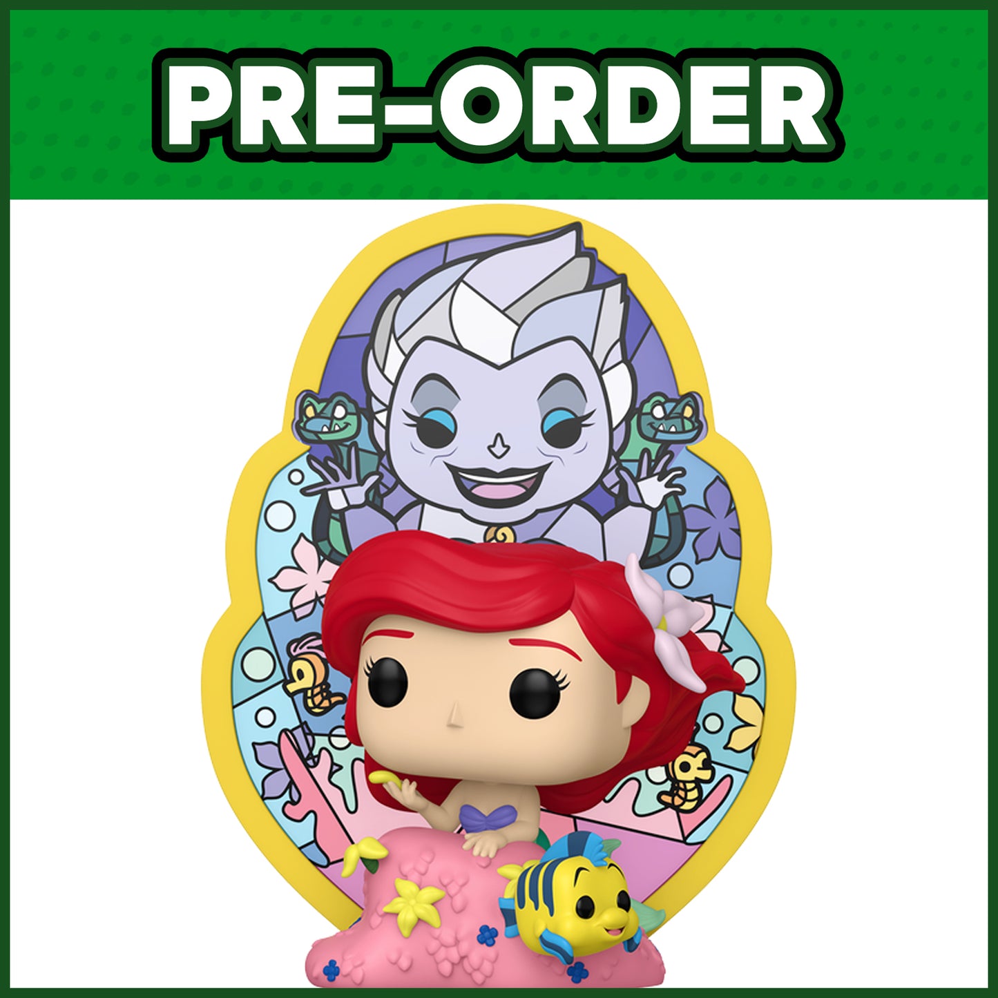 (PRE-ORDER) Funko POP! Deluxe: Little Mermaid - Ariel (Ursula Stained Glass) #1702