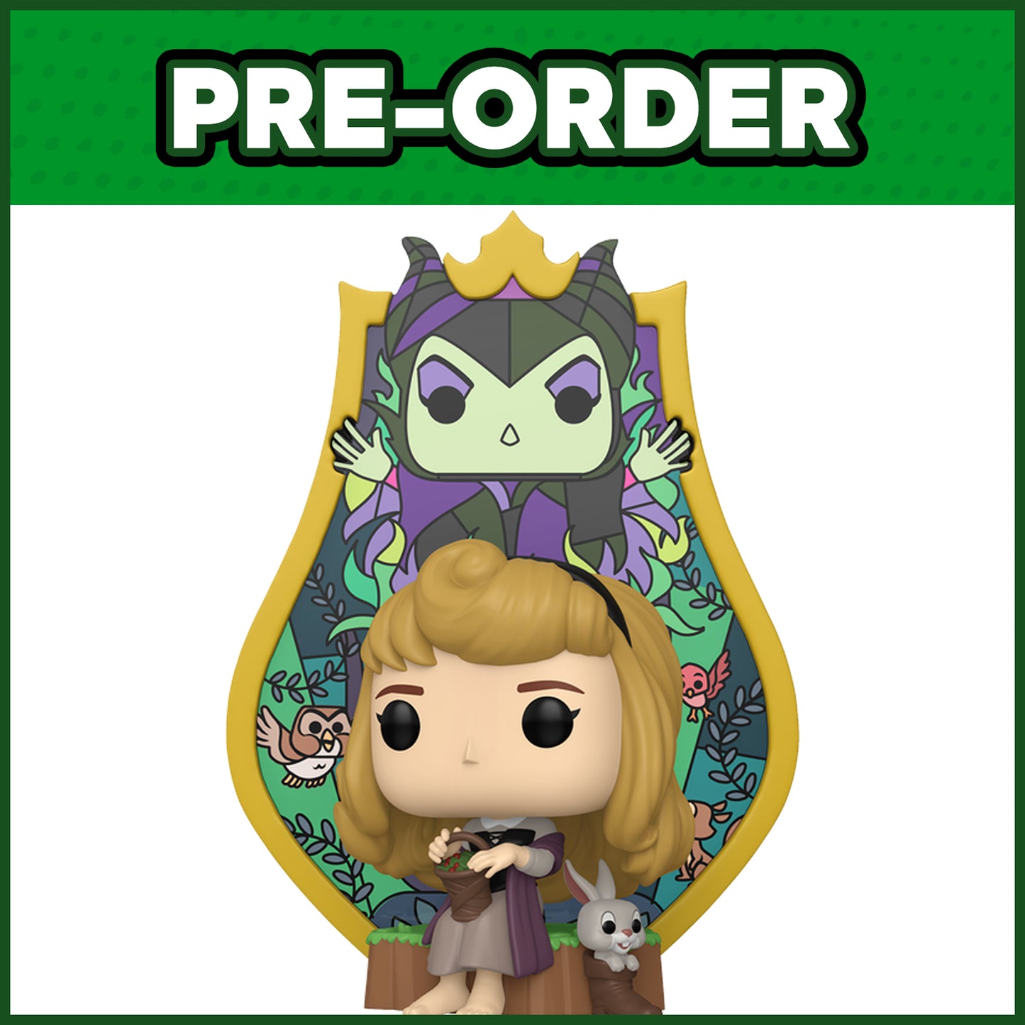 (PRE-ORDER) Funko POP! Deluxe: Sleeping Beauty - Aurora (Maleficent Stained Glass) #1703