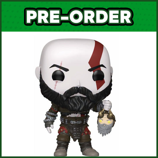(PRE-ORDER) Funko POP! Games: God of War - Kratos with Mimir's Head #1340