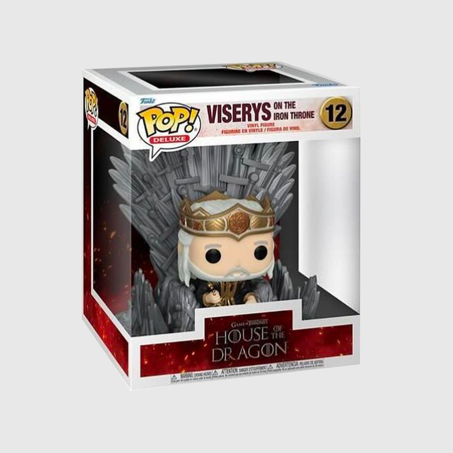 (PRE-ORDER) Funko POP! Deluxe: House of the Dragon - Viserys on the Iron Throne #12