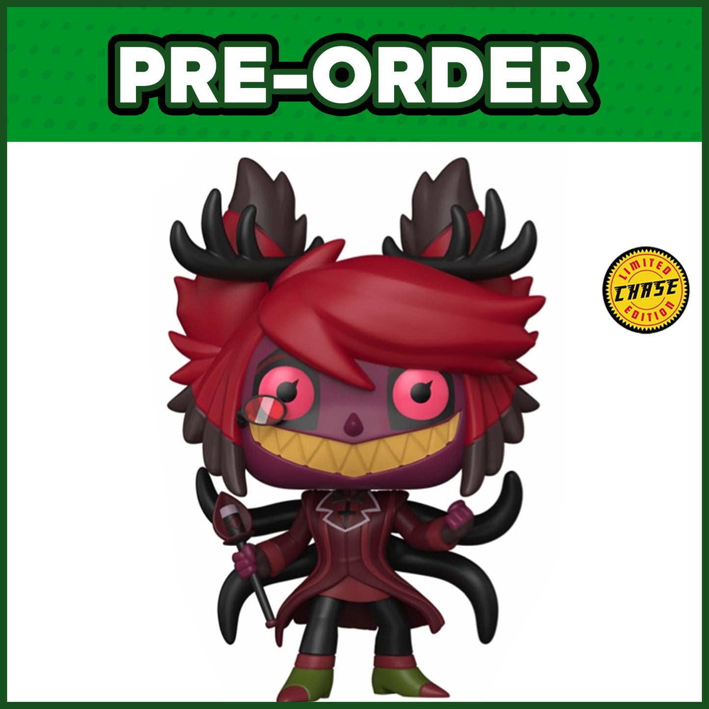 (PRE-ORDER) Funko POP! Animation: Hazbin Hotel - Alastor Demon Form CHASE #2242