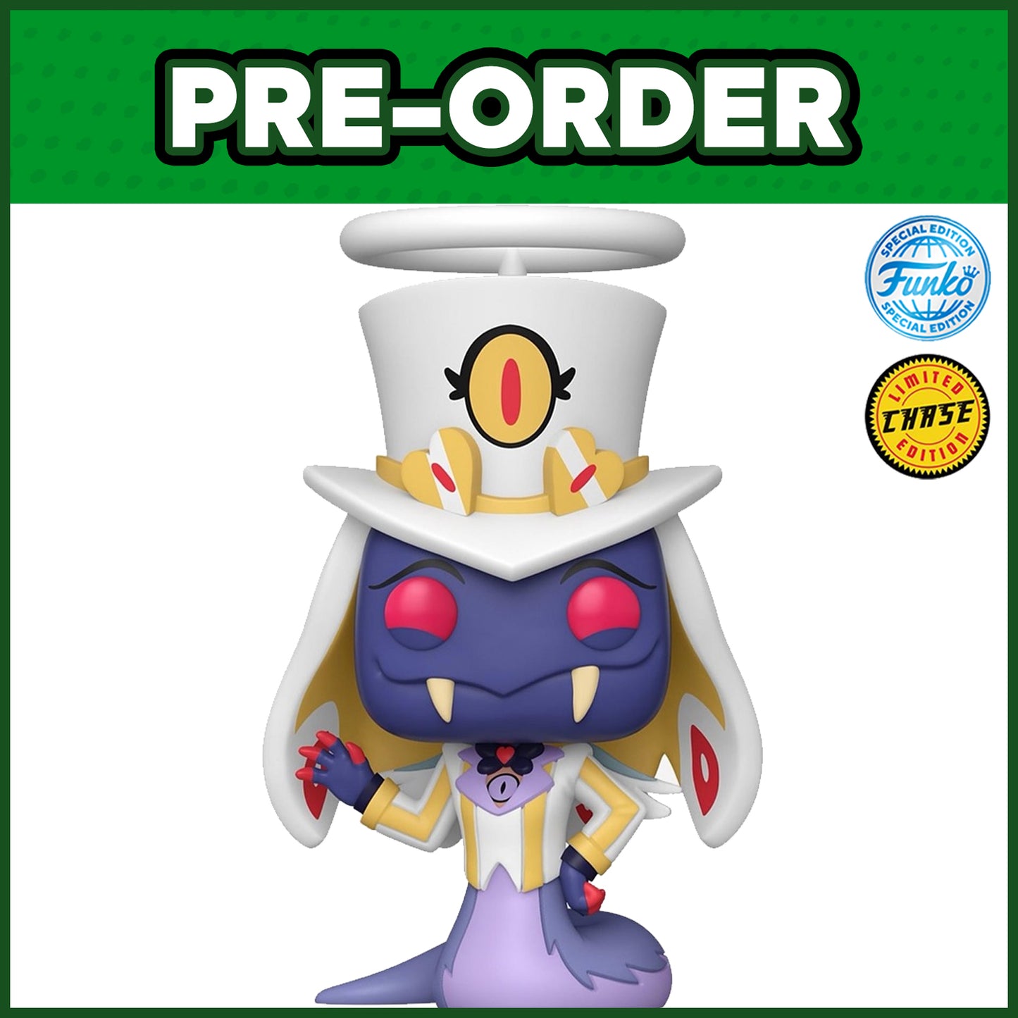 (PRE-ORDER) Funko POP! Animation: Hazbin Hotel - Sir Pentious Angelic Form CHASE #2243 (FSE)