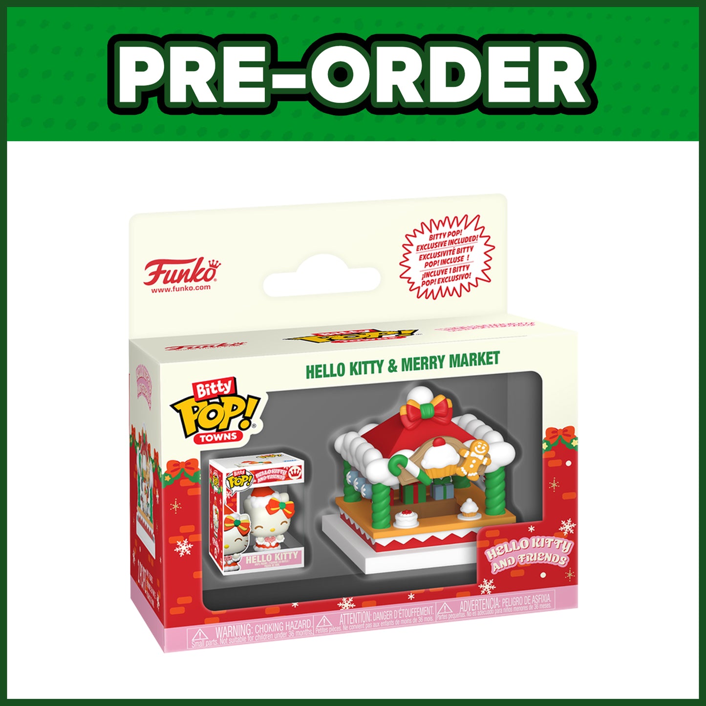 (PRE-ORDER) Funko Bitty POP! Town: Hello Kitty and Friends - Hello Kitty and Merry Market
