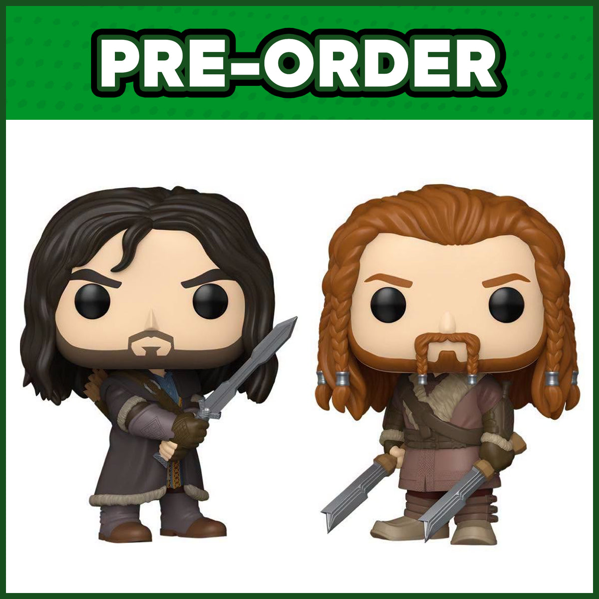 (PRE-ORDER) Funko POP! Movies: Hobbit - Kili the Dwarf & Fili the Dwarf 2-Pack