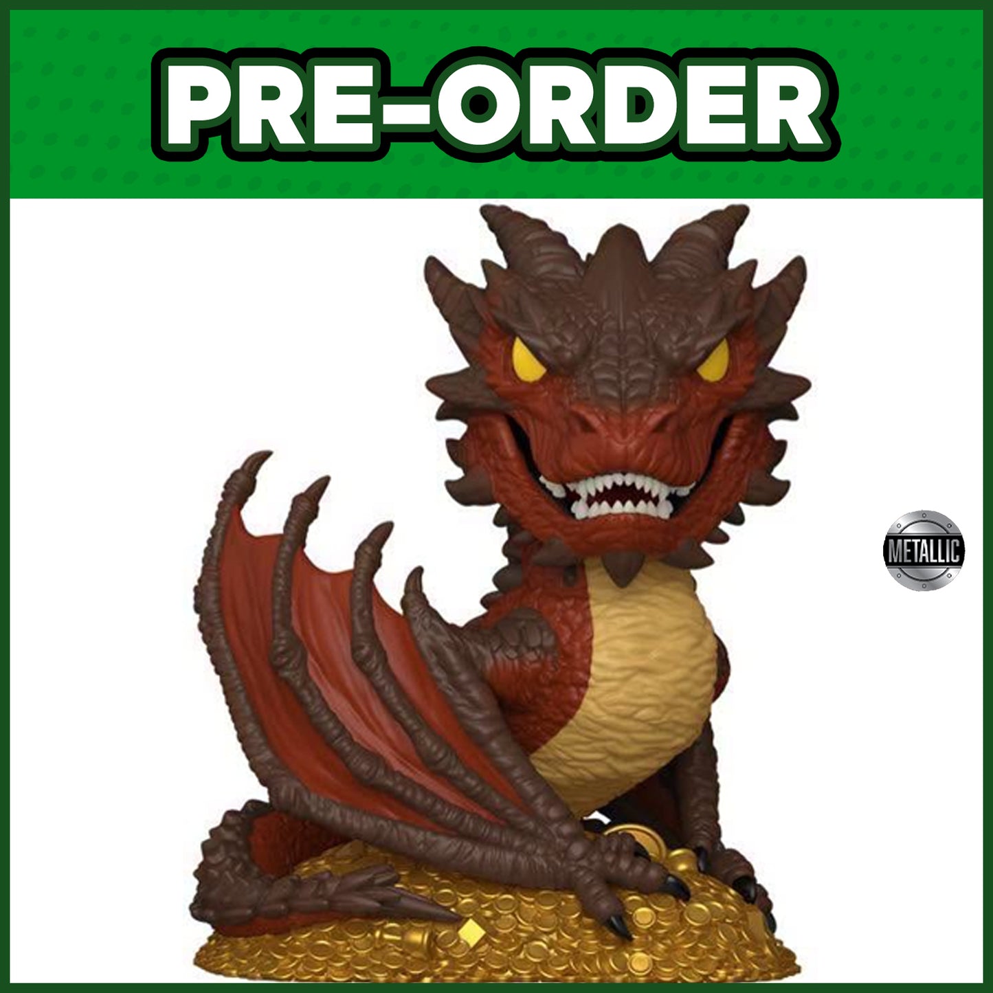 (PRE-ORDER) Funko POP! Deluxe: Hobbit - Smaug METALLIC #2188