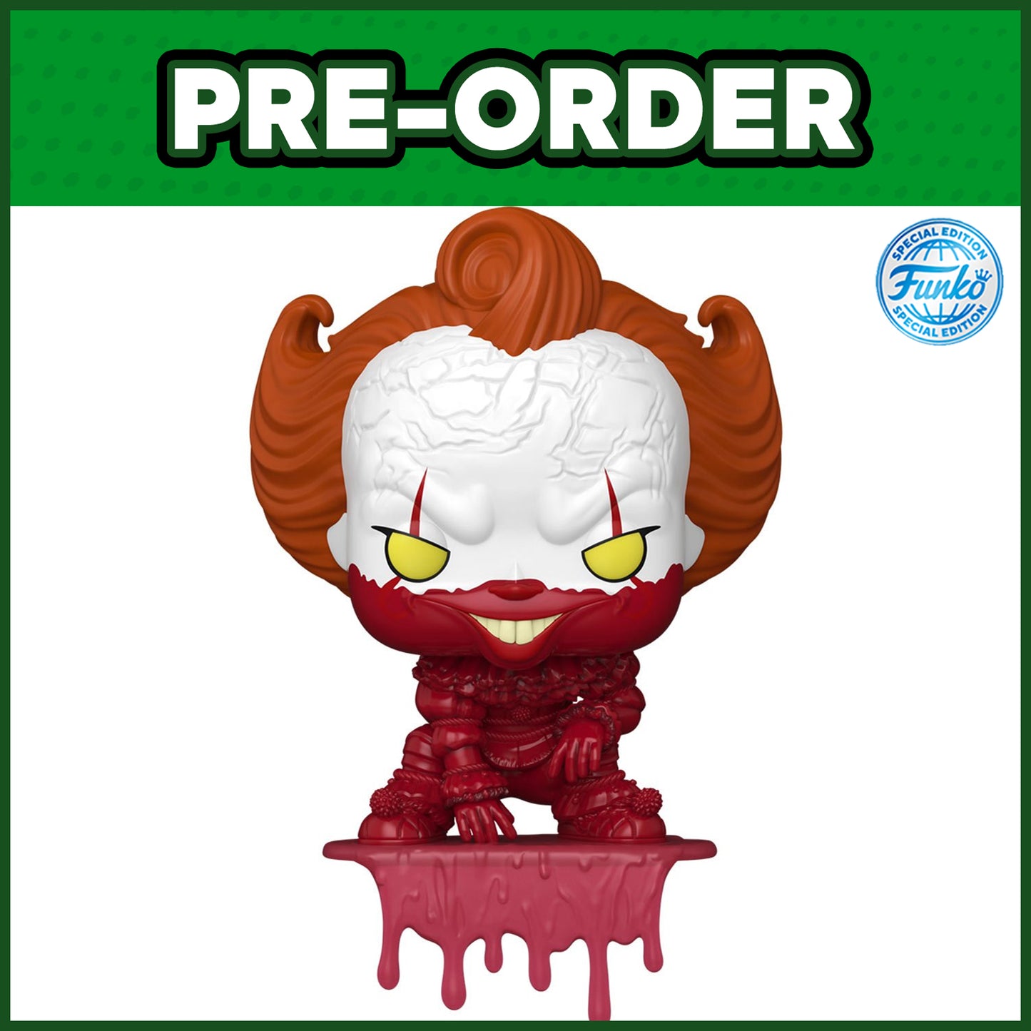 (PRE-ORDER) Funko POP! Television: IT Welcome to Derry - Pennywise SHELF SITTER #1866 (FSE)