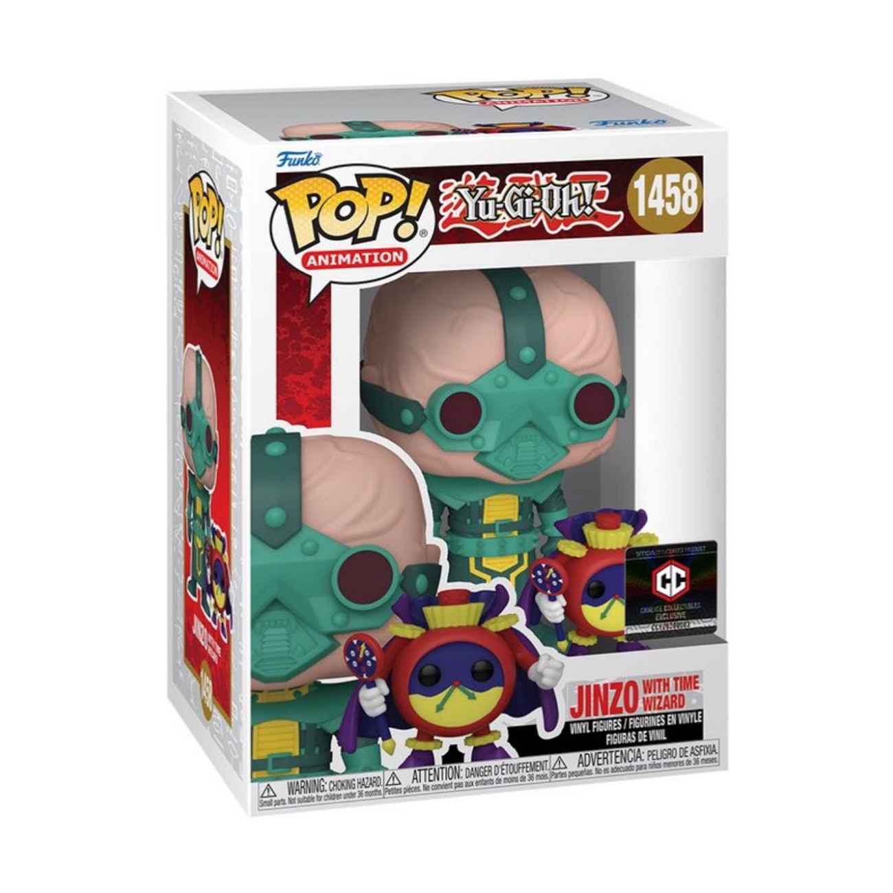 (PRE-ORDER) Funko POP! Animation: Yu-Gi-Oh! - Jinzo with Time Wizard (Chalice Collectibles) #1458