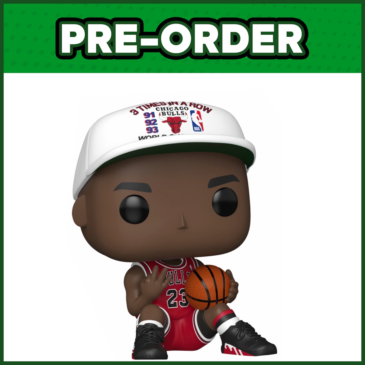 (PRE-ORDER) Funko POP! Basketball: Chicago Bulls - Michael Jordan 3 Times in a Row #222