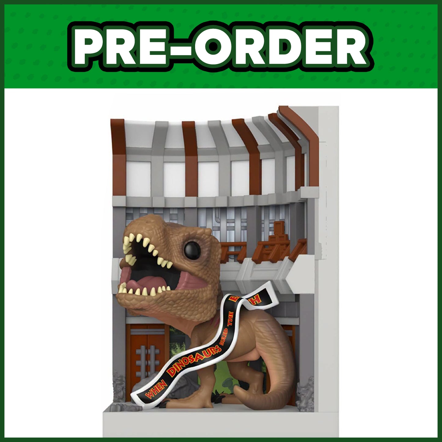 (PRE-ORDER) Funko POP! Nooks: Jurassic Park - T. Rex in Visitor Center