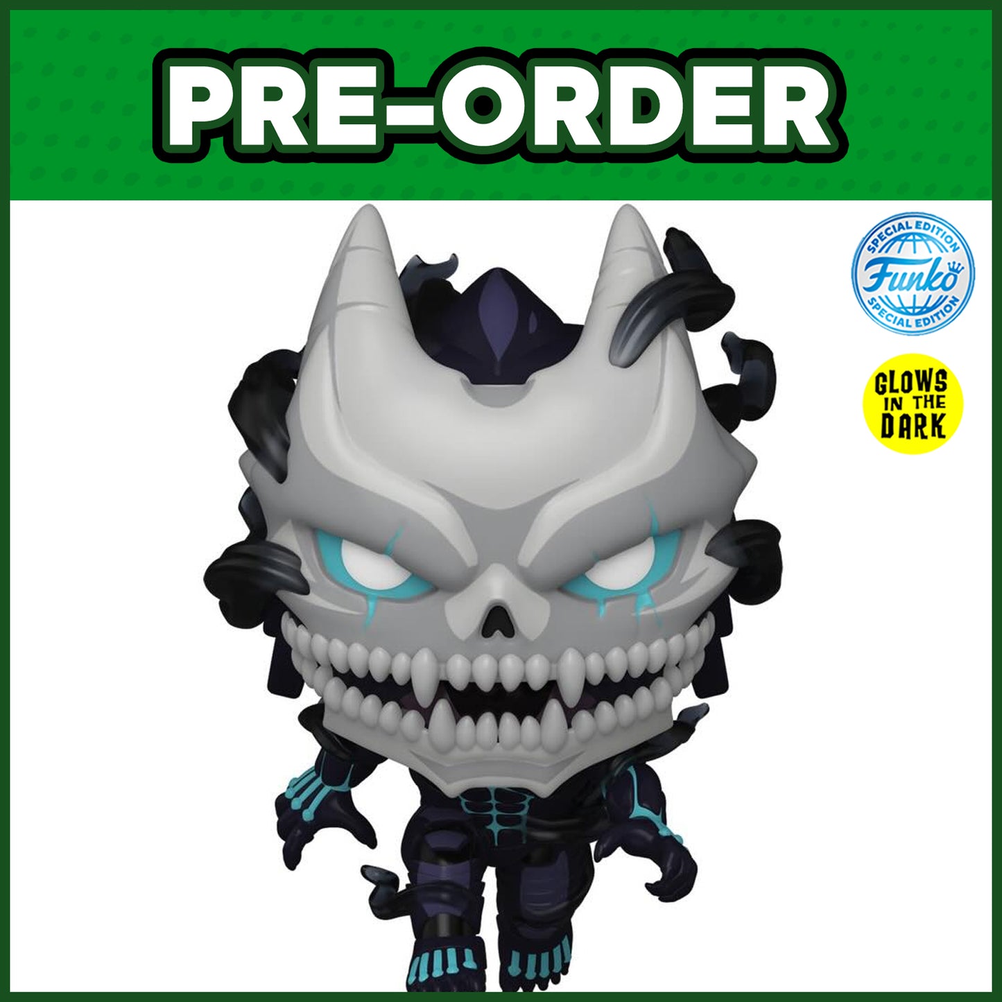(PRE-ORDER) Funko POP! Animation: Kaiju No. 8 - Kaiju No. 8 (Uncontrollable) GITD #2326 (FSE)