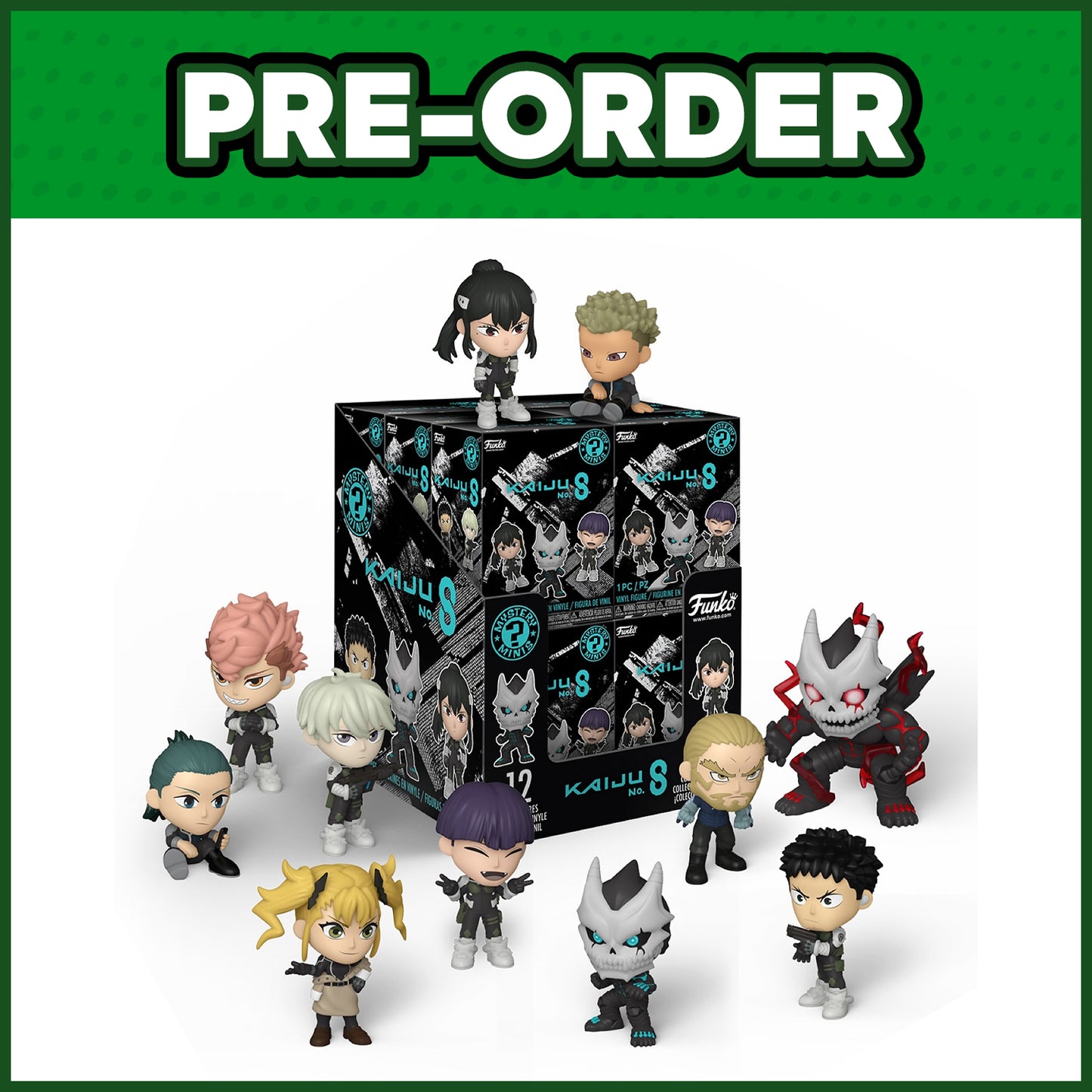 (PRE-ORDER) Funko Mystery Minis: Kaiju No. 8 (Box of 12)