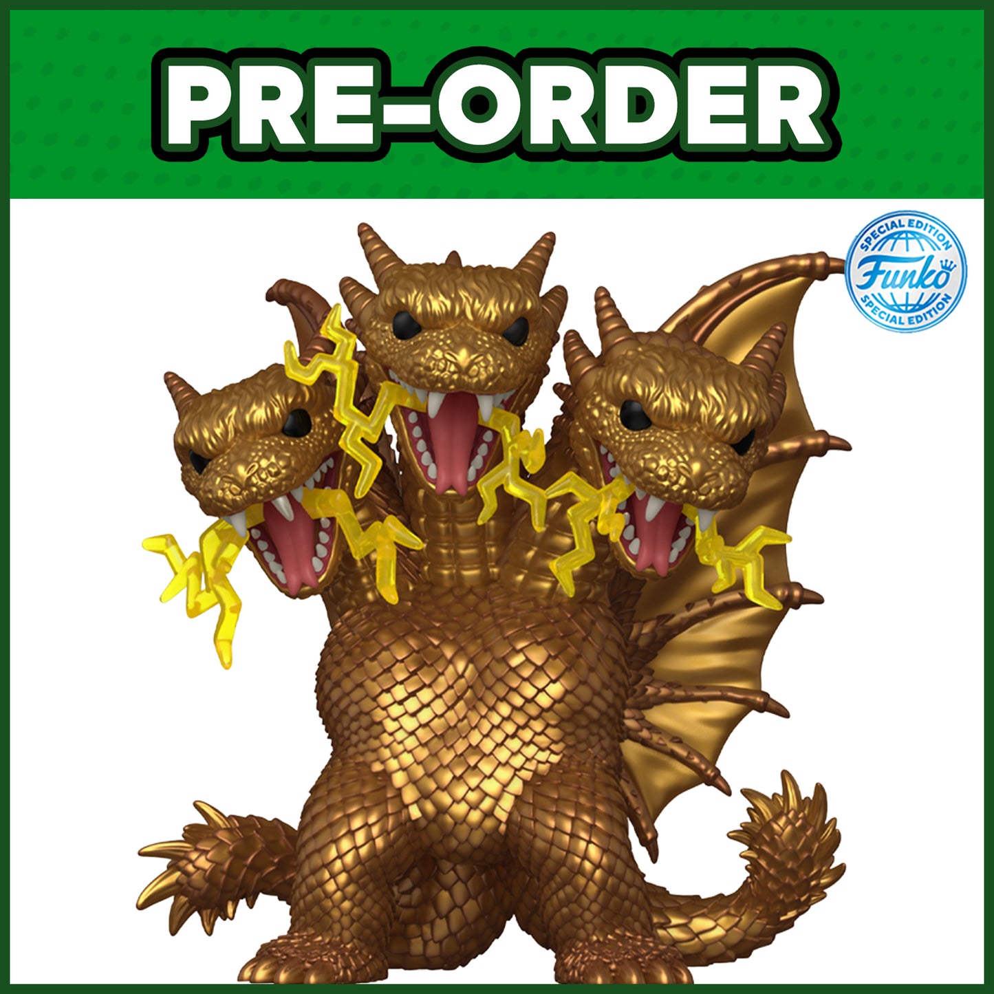 (PRE-ORDER) Funko POP! Movies: Godzilla - King Ghidorah 6" #1937 (FSE)