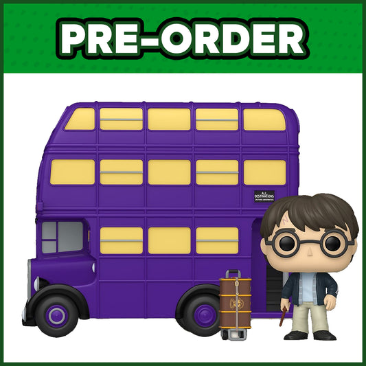 (PRE-ORDER) Funko POP! Rides: Harry Potter - Harry Potter with Knight Bus #139