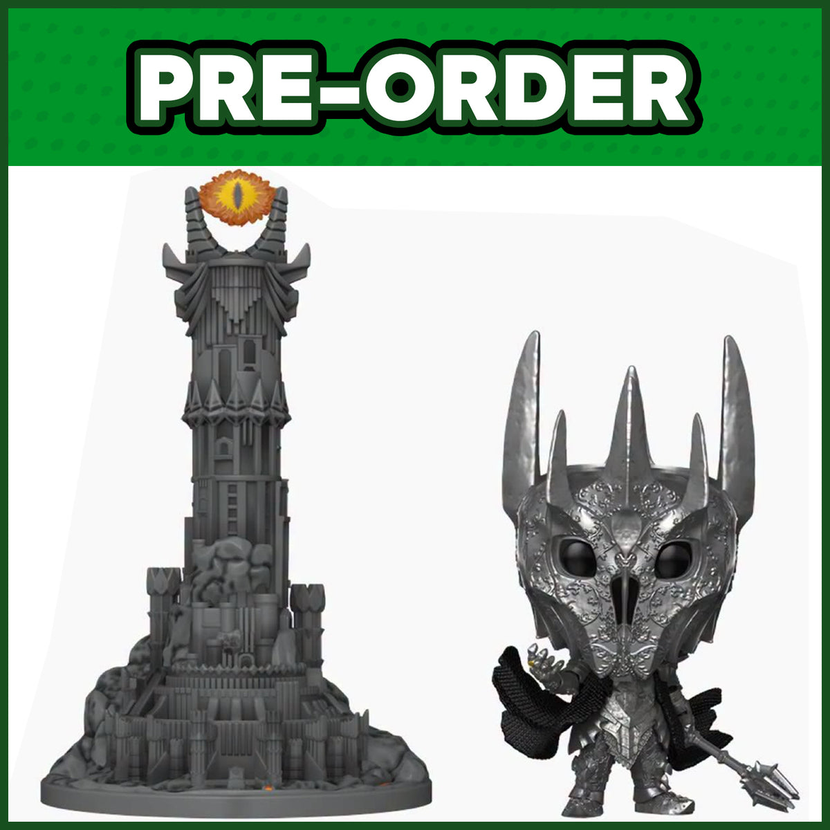 (PRE-ORDER) Funko POP! Town: Lord of the Rings - Sauron with the Tower of Barad-dûr #36