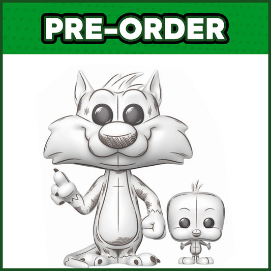 (PRE-ORDER) Funko POP! Animation: Looney Tunes - Sylvester & Tweety (Sketched) #2013