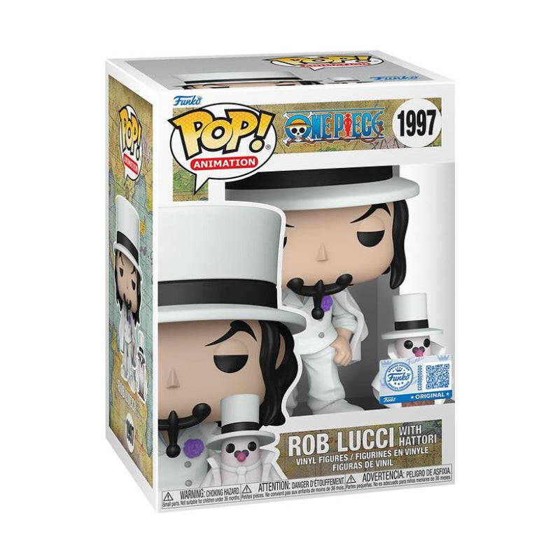 (PRE-ORDER) Funko POP! Animation: One Piece - Rob Lucci with Hattori #1997 (FSE)