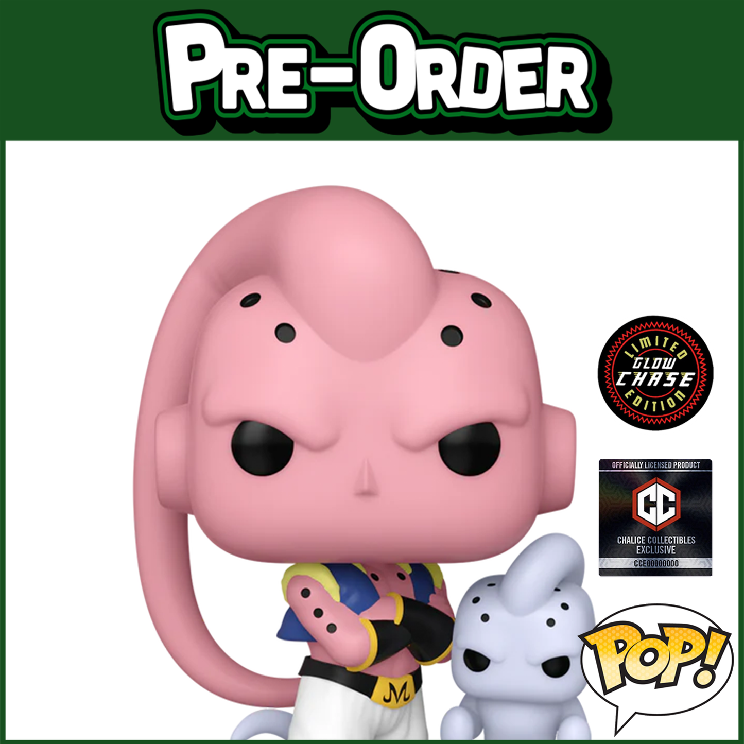 Funko POP! Dragon Ball Z Super Buu with Ghost 1464 Chase