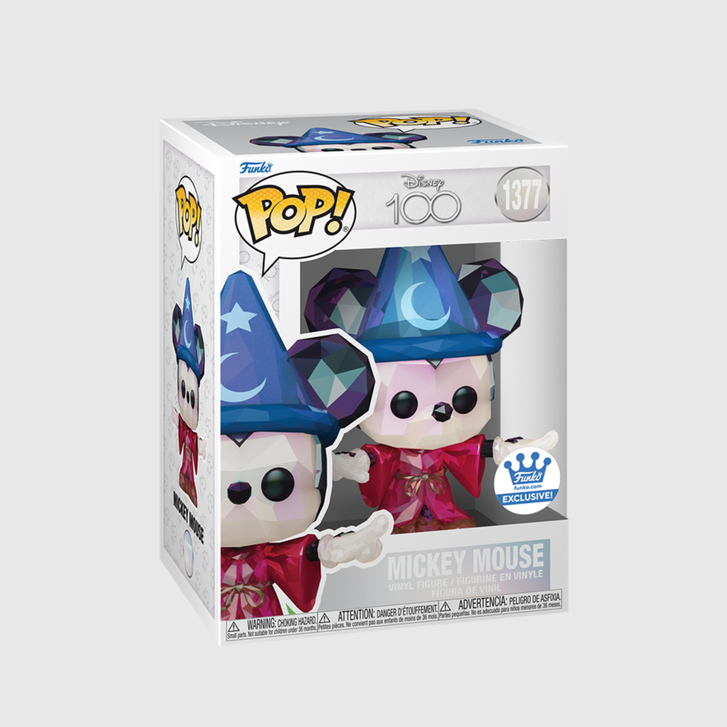 (PRE-ORDER) Funko POP! Disney: Disney 100 - Sorcerer’s Apprentice Mickey Mouse Facet (Funko Shop) #1377